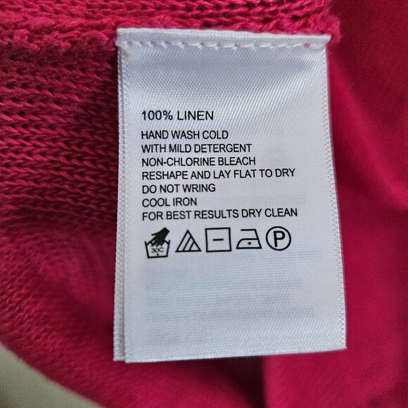 Tommy Bahama Women's Glowing Azalea Knit Top Size XS 100% Linen - Picture 5 of 6